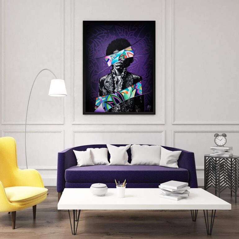 jimi hendrix art