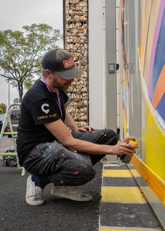 colorful abstract street art