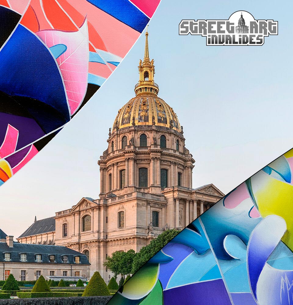 street art aux invalides paris