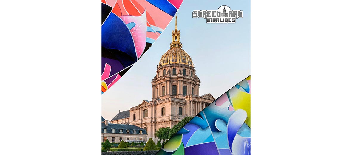 street art aux invalides paris
