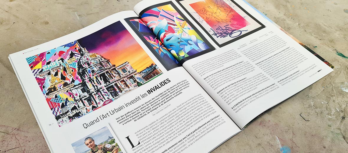 street art aux invalides paris Urban art magazine