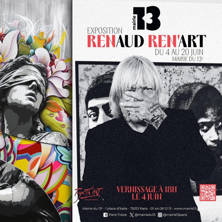 Amaury Dubois is one of thirty contemporary artists invited to reinterpret Renaud’s songs at the Maison Elsa Triolet-Aragon, alongside Robert Combas, Jef Aérosol, Ernest Pignon-Ernest, and Hom Nguyen.