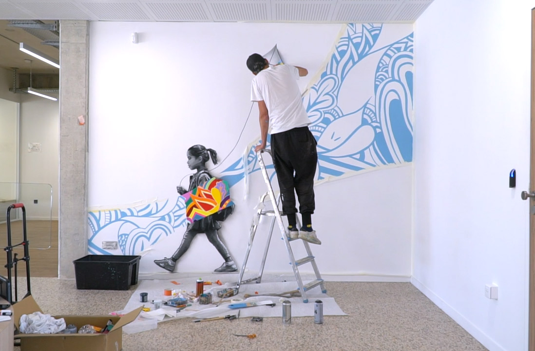 fresque pochoir amaury dubois compiegne