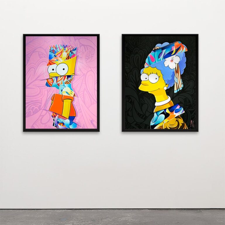Tableau simpson pop art