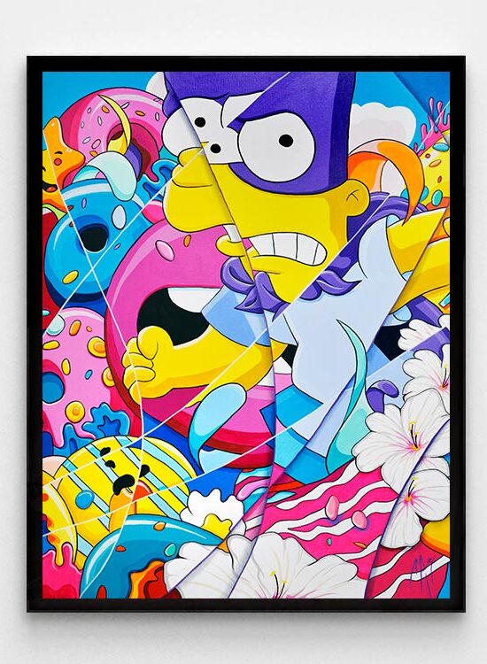 Bartman colorful painting