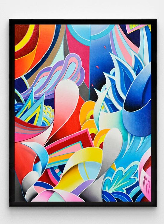Abstract contemporary painting