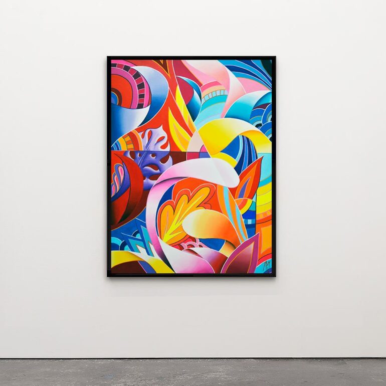 abstract colorful painting